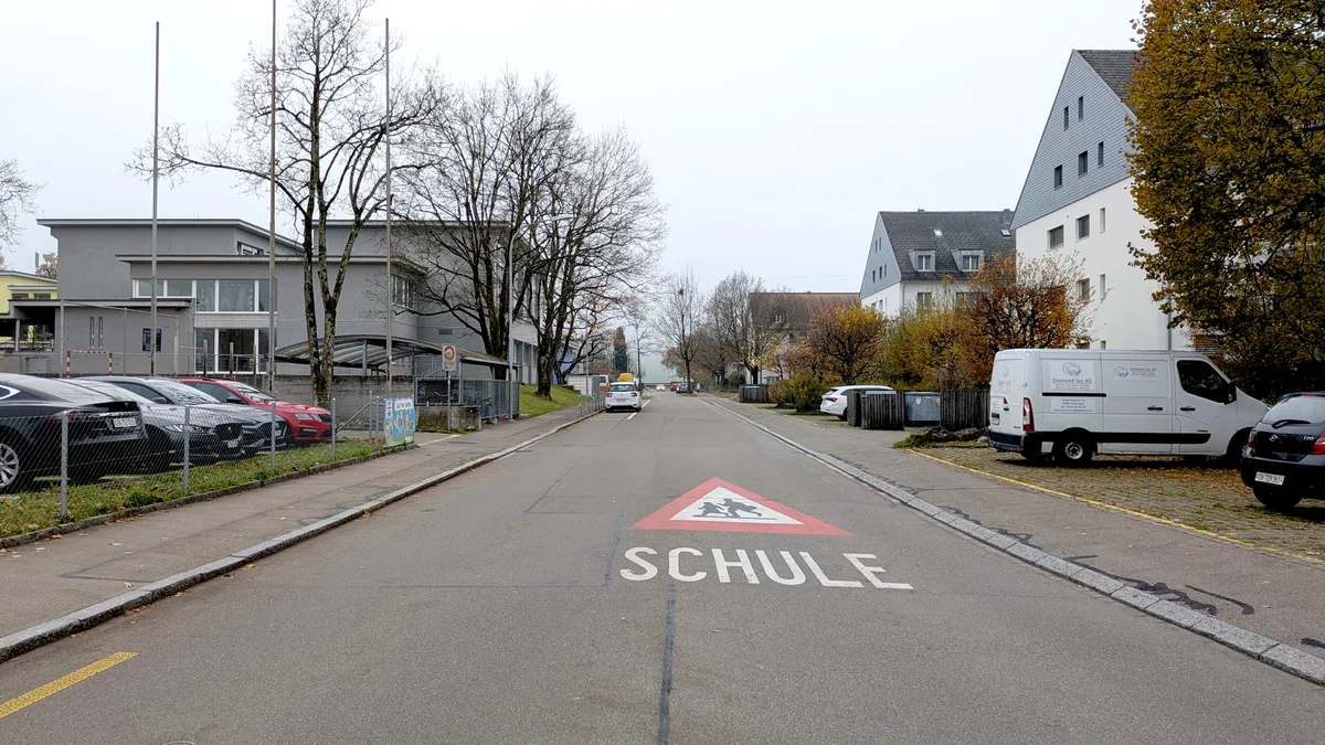 Blick auf eine Strasse